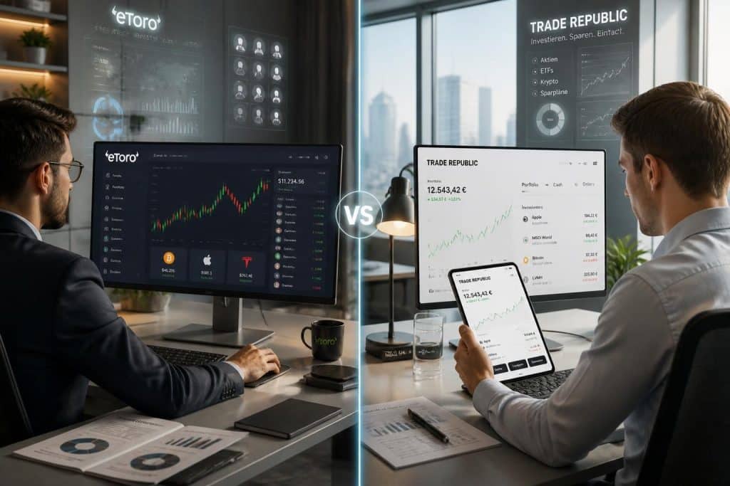 découvrez les différences entre etoro et trade republic en 2026 pour choisir le courtier qui correspond le mieux à vos besoins en investissement.
